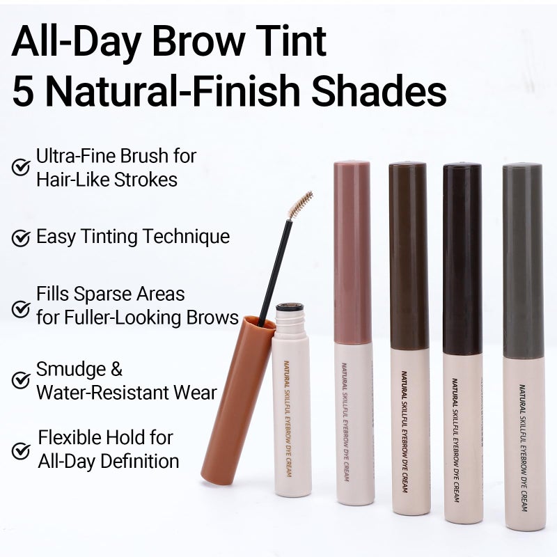 إريندي جل الحواجب الملون من إيريندي، قطعتان، فرشاة دقيقة قابلة لتعديل الزاوية، جل حواجب ملون، ماسكارا حواجب مقاومة للماء تدوم طويلاً ولا تتلطخ، لون حواجب طبيعي، 03 بني طبيعي - Image 3